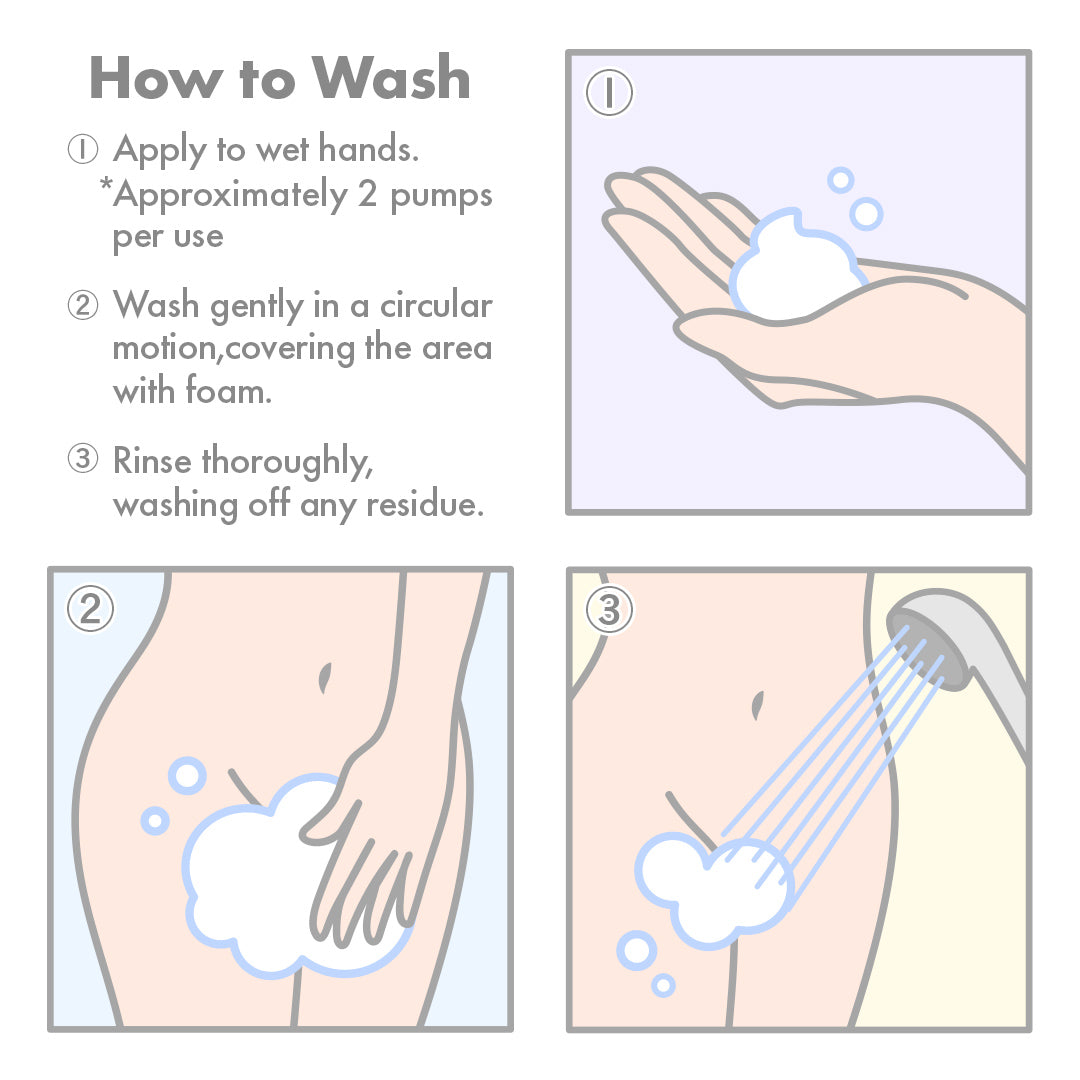 Iroha Intimate Wash (Foam Type ) Damask Rose and Geranium