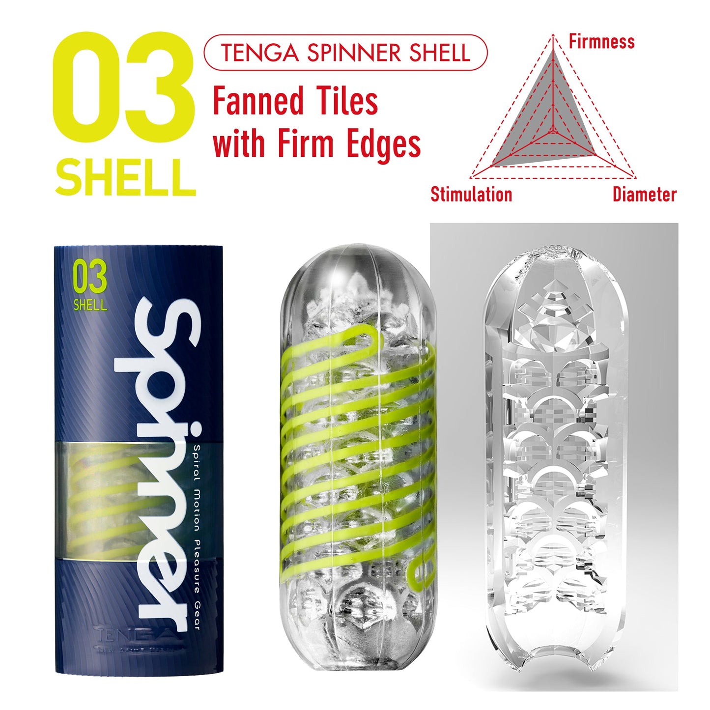 TENGA SPINNER - 03 SHELL