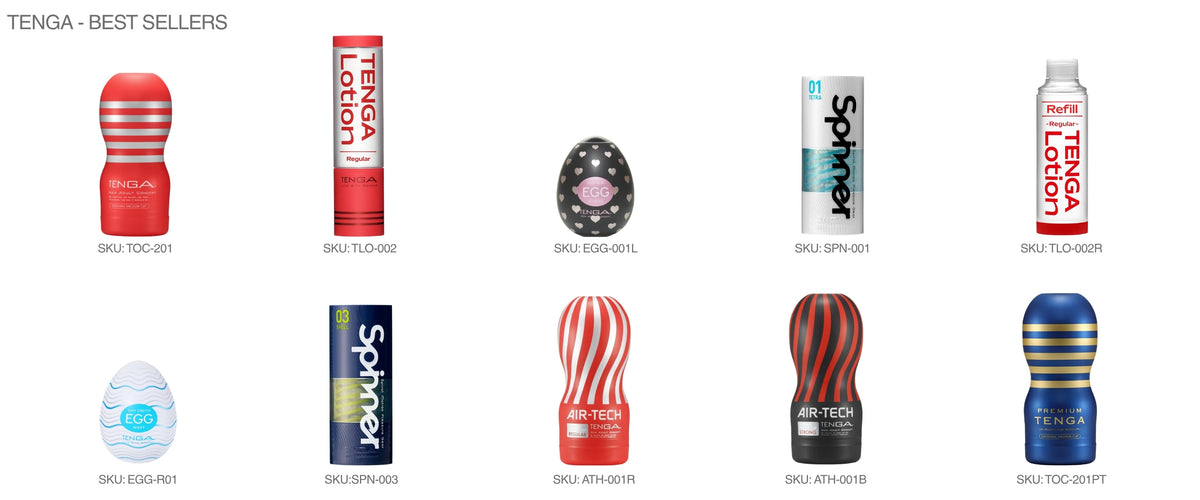 TENGA TOP 10 Best Sellers