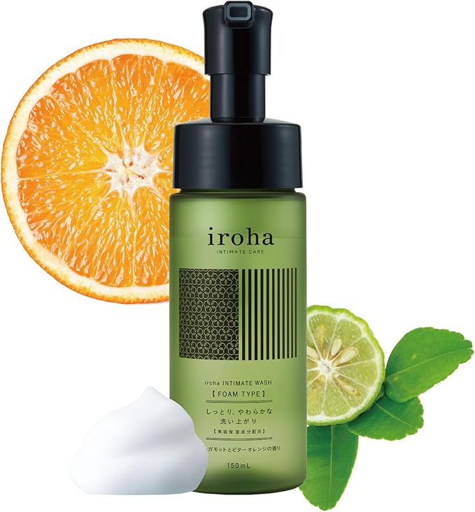 Iroha Intimate Wash (Foam Type) Bergamot and Bitter Orange