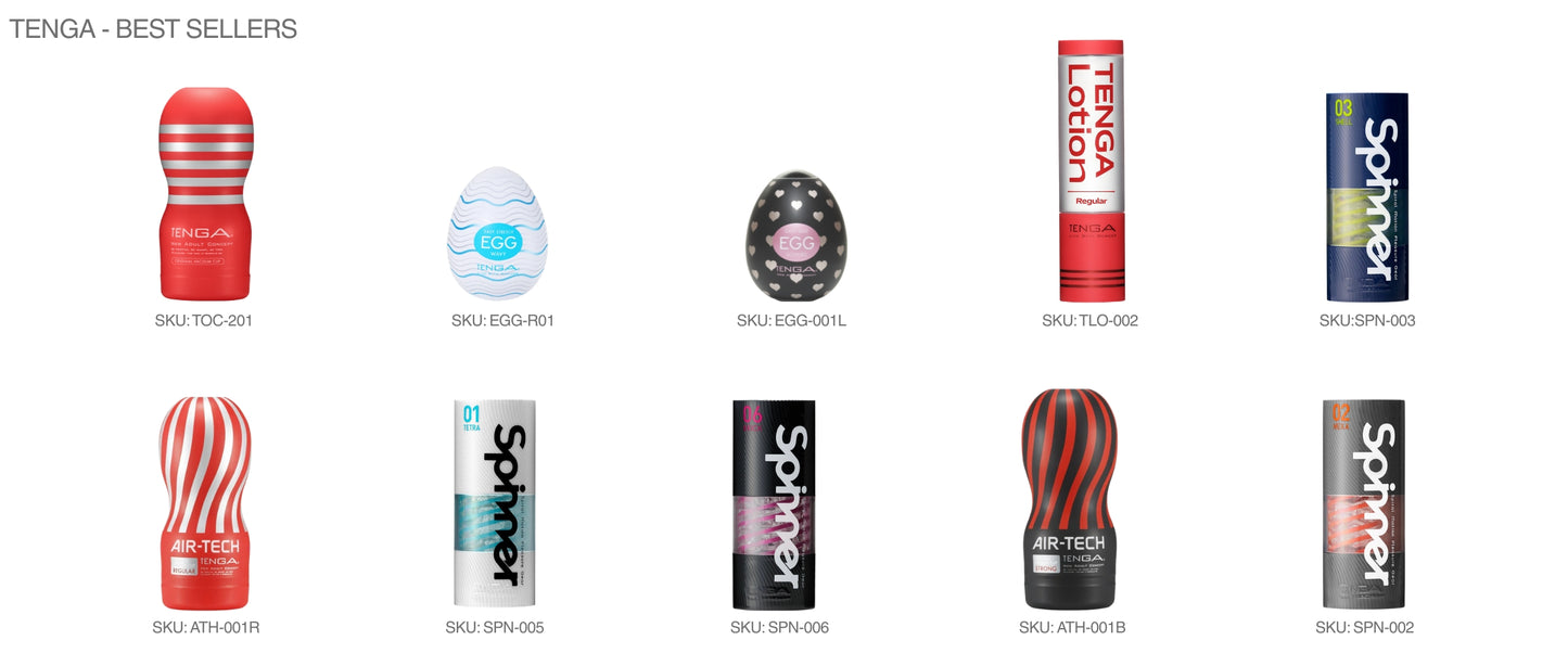 TENGA TOP 10 Best Sellers