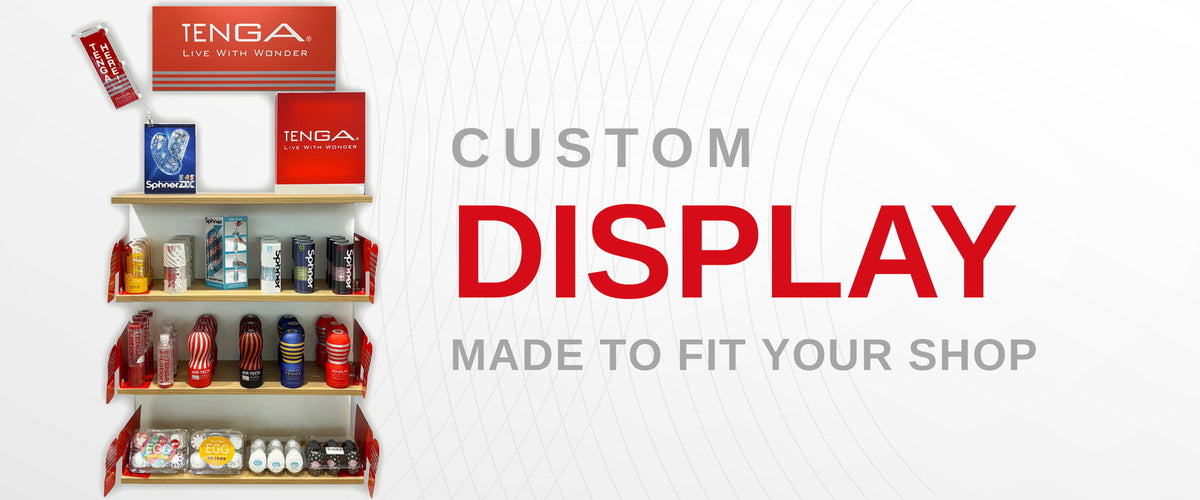 Custom display — made to fit your shop