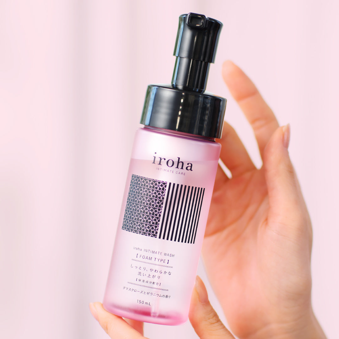 Iroha Intimate Wash (Foam Type ) Damask Rose and Geranium