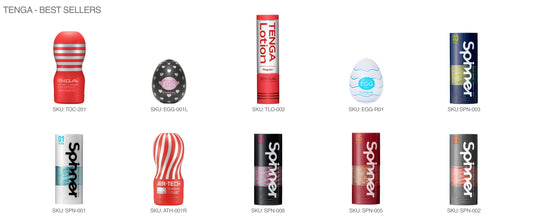 TENGA TOP 10 Best Sellers