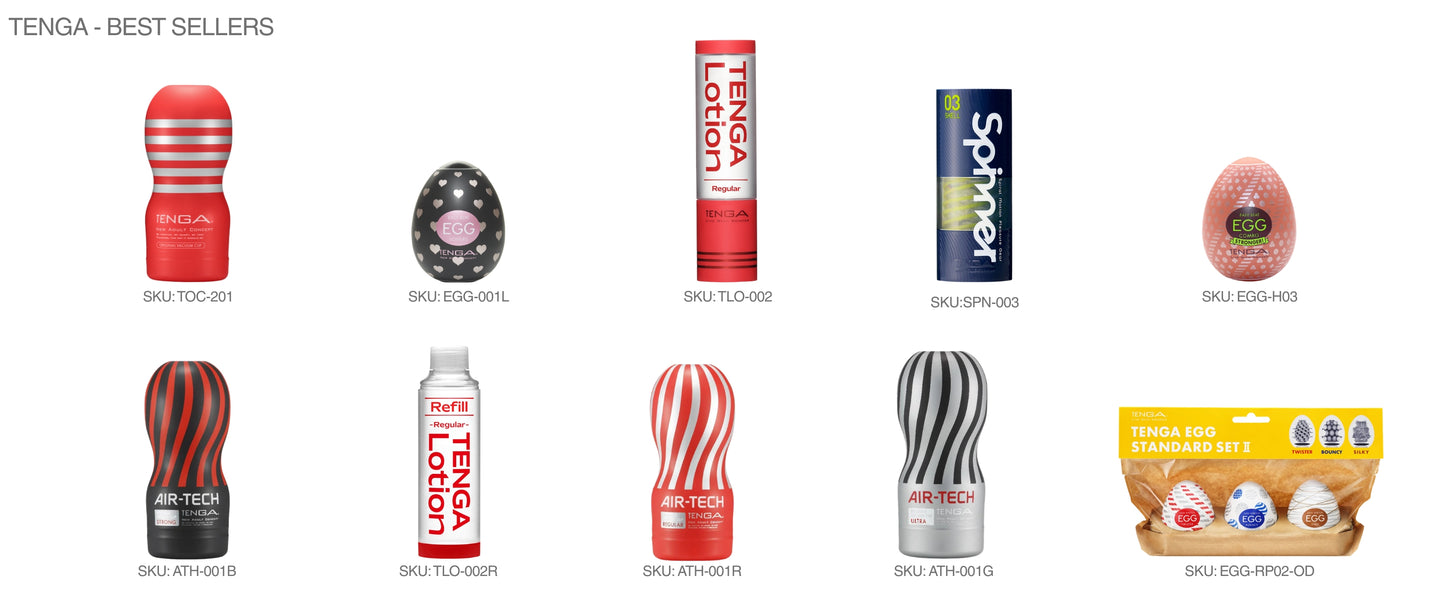 TENGA TOP 10 Best Sellers