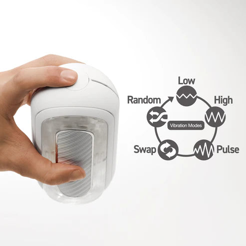 TENGA FLIP 0 (ZERO) GRAVITY ELECTRONIC VIBRATION WHITE (USB-C Cable)