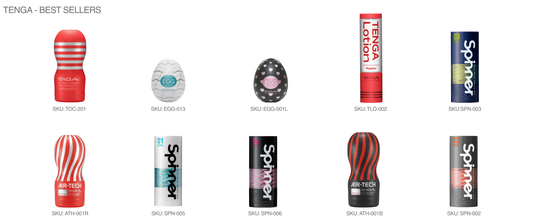 TENGA TOP 10 Best Sellers